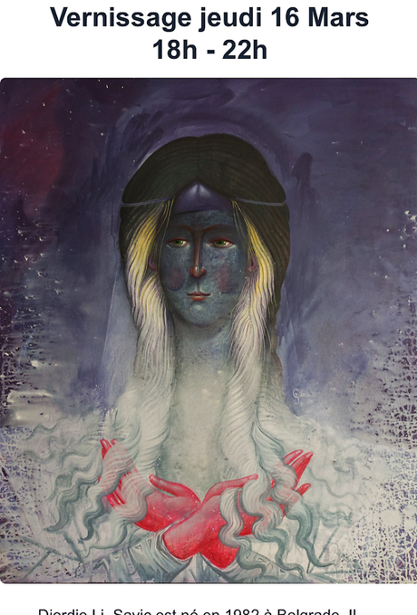 Galerie Boris – GB- exposition Djordje Savic -à partir du 16 Mars 2023.