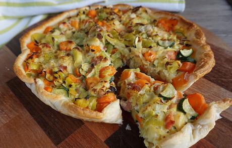 Tarte Légère aux Légumes ww