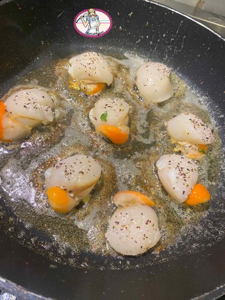 Les coquilles Saint- Jacques au sirop d’érable Les coquilles Saint- Jacques au sirop d’érable