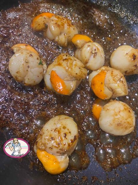 Les coquilles Saint- Jacques au sirop d’érable Les coquilles Saint- Jacques au sirop d’érable