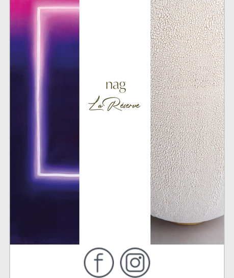 Galerie NAG « La réserve » exposition « Perceptions » depuis le 10 NMars 2023.