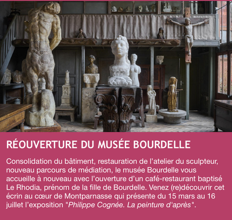 Quelques nouvelles des musées – prochaines expositions :