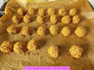 Boulettes de lentilles à la croûte de graines (Vegan)