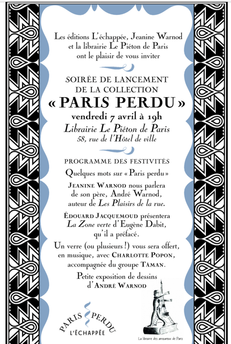 Un livre passionnant sur l’histoire de Montmartre : « Les plaisirs de la rue » d’Andre Warnod – et le témoignage de Jeanine Warnod.  le 7 Avril 2023.