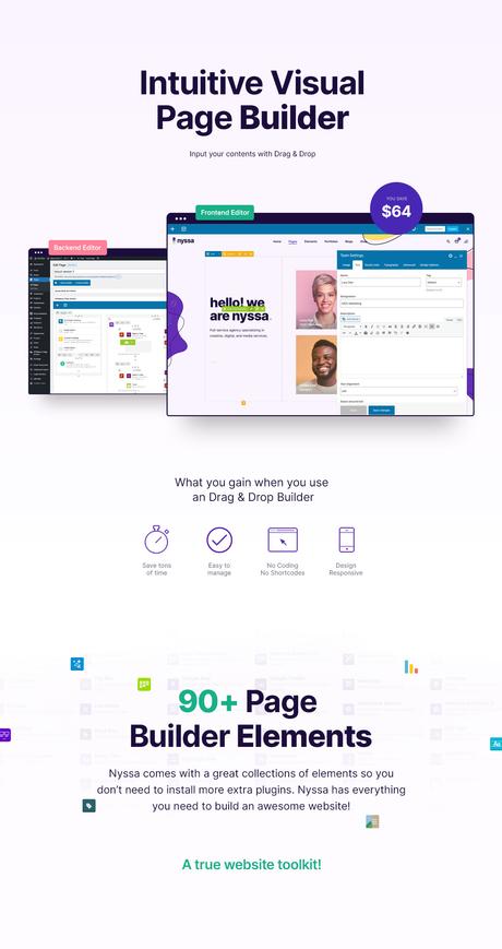 Nyssa – Thème WordPress polyvalent à une et plusieurs pages Nyssa - Thème WordPress polyvalent à une et plusieurs pages - 6