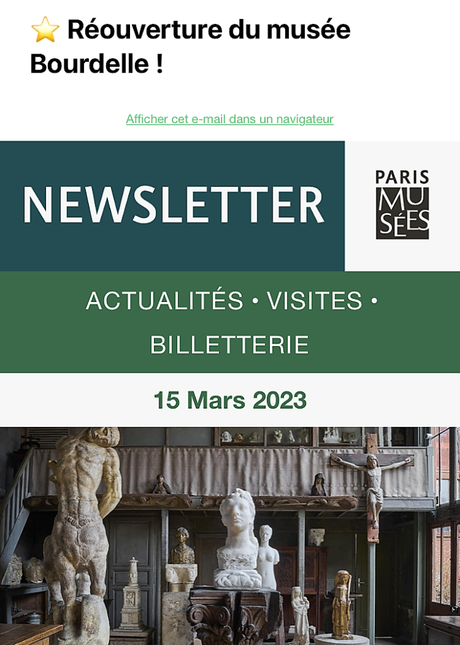 Le Musée Bourdelle – réouverture ce 15 Mars 2023.