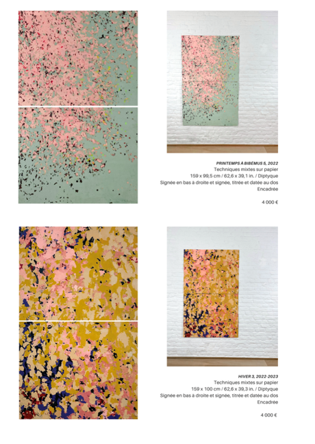 Galerie Aliénor Prouvost « exposition Salomé de Fontainieu «