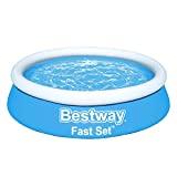 Quels sont les différents types de piscines ? Bestway 57392 Piscine hors sol Fast Set™ ronde diamètreètre 183 x 51 cm