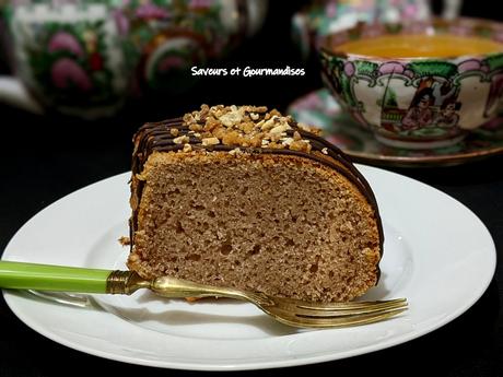 Gâteau à la crème de marrons. Très simple et facile à faire.