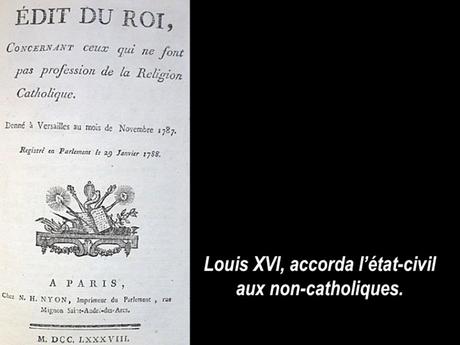 La France - Le roi Louis XVI