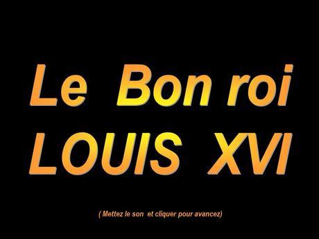 La France - Le roi Louis XVI