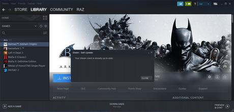 7 façons de corriger l’erreur “Steam doit être en cours d’exécution pour jouer à ce jeu” dans Windows 11 Mettre à jour Steam manuellement