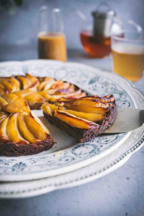tarte pommes sirop d'érable pommes spéculoos