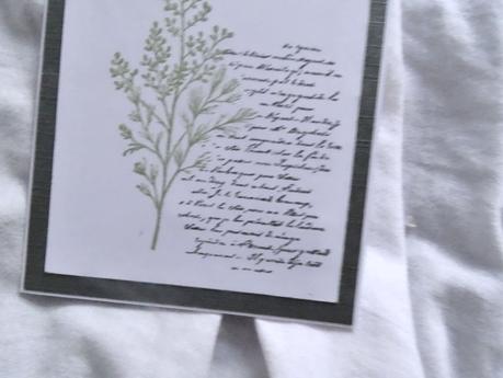 Deux cartes de condoléances . Deux cartes de condoléances .