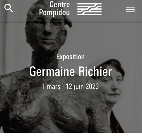 Centre Pompidou  – Exposition Germaine Richier – depuis le 1er Mars 2023.