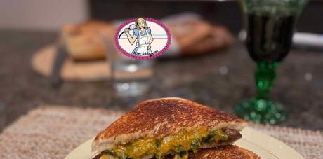 Le Croque monsieur végétarien épinard et champignon