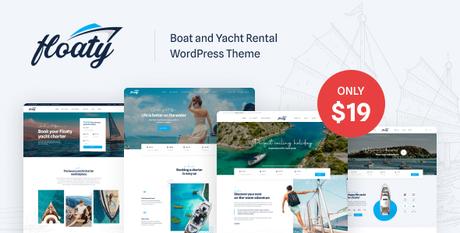 Floaty – Thème WordPress pour la location de bateaux et de yachts