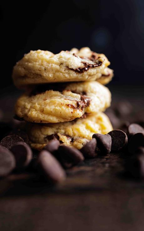 cookies moelleux, cookies au chocolat