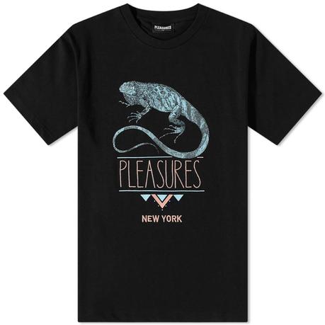 Pleasures Fear Logo Heavyweight Tee - Black