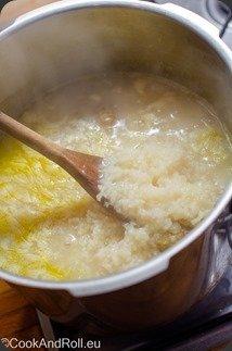 Congee au coco et canard laqué Congee au coco et canard laqué