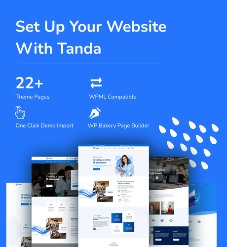 Tanda - Logiciels, technologies et solutions informatiques Thème WordPress 2
