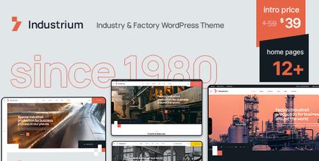 Industrie |  Thème WordPress pour l’industrie et l’usine