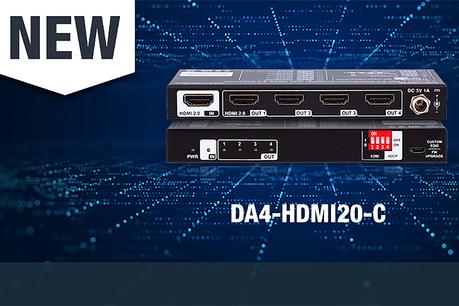 Lightware DA4-HDMI20-C : un distributeur HDMI intelligent à 4 sorties