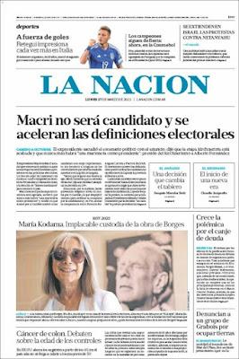 Finalement, Macri ne sera pas candidat [Actu]