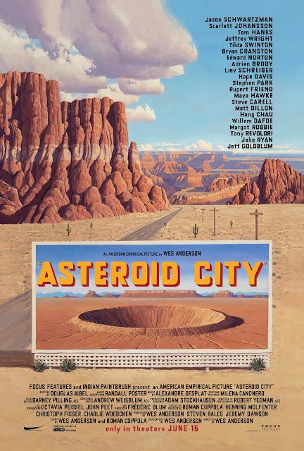 Affiche teaser US pour Asteroid City de Wes Anderson