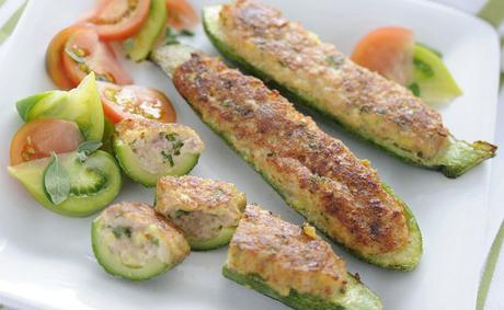 Courgettes Farcies au Thon ww