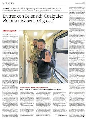 Guerre en Ukraine : une interview « de prestamo » (1) dans Clarín – une première en Argentine [Actu]