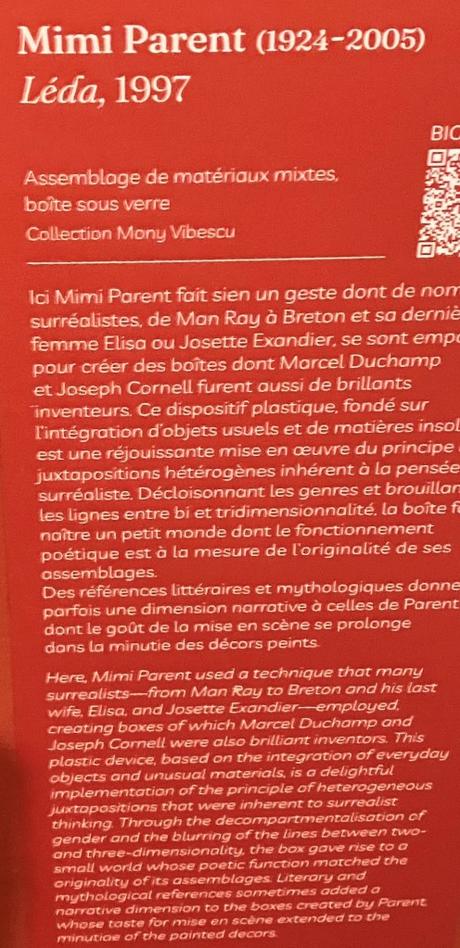 Musée de Montmartre  « Surréalisme au féminin » à partir du 31/03/2023.