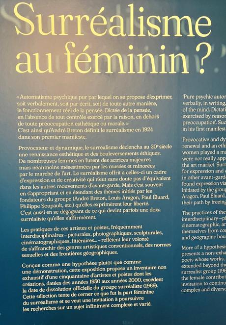 Musée de Montmartre  « Surréalisme au féminin » à partir du 31/03/2023.