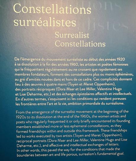 Musée de Montmartre  « Surréalisme au féminin » à partir du 31/03/2023.