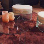 Glass Variations : La collection de mobilier en verre de Bina Baitel