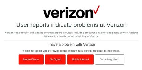 Verizon connaît une panne ce matin - Les abonnés Verizon dans les grandes villes américaines ne sont pas en mesure de passer / prendre des appels téléphoniques (MISE À JOUR)