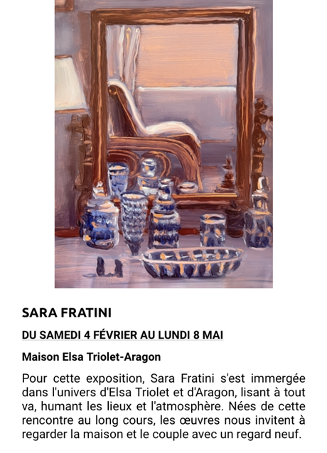 Maison Elsa Triolet Aragon  – en Avril 2023. Festival Jazz le 14 Avril 23.