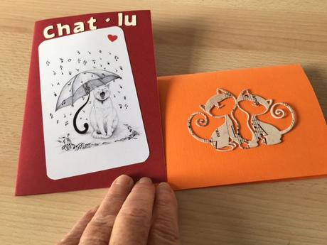 ouvrages cartes "chats&quot;