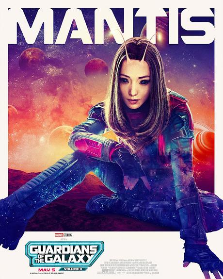Affiches personnages US pour Les Gardiens de la Galaxie Vol. 3 de James Gunn
