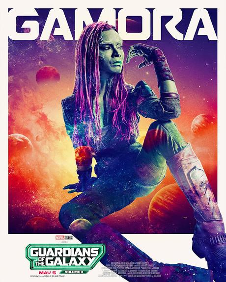 Affiches personnages US pour Les Gardiens de la Galaxie Vol. 3 de James Gunn