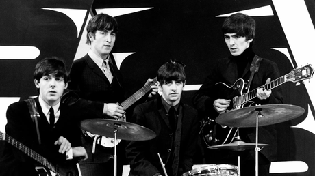 Les Beatles en studio d'enregistrement