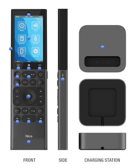 Nice HR40, la nouvelle télécommande domotique intelligente compatible Elan