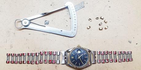 démontage bracelet de montre rolex oyster perpetual datejust pour personnalisation