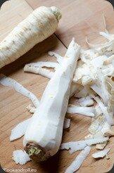 Carré d'agneau et panais au café Carré d'agneau et panais au café