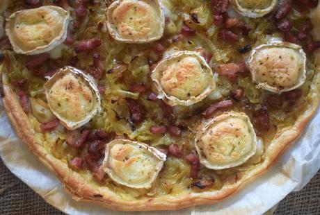 Tarte aux Oignons Lardons et Chèvre ww