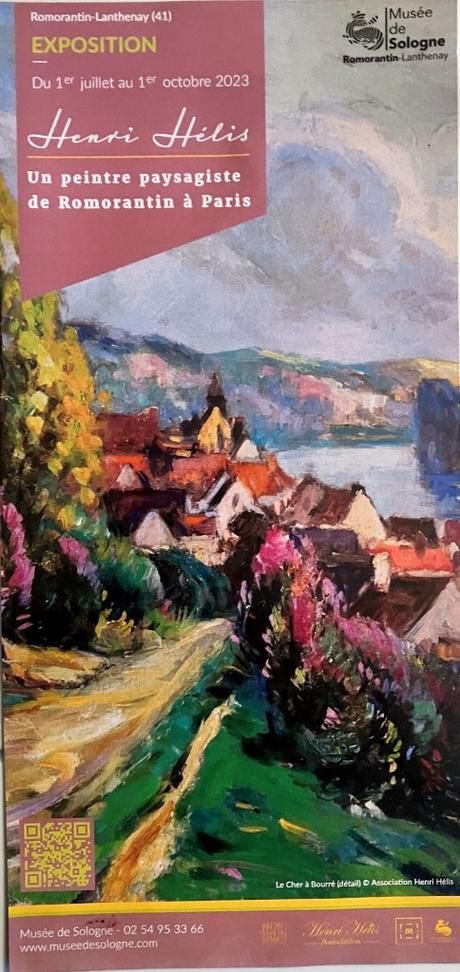 Musée de Sologne-(Romorantin)  exposition Henri Hélis – 1er Juillet au 1er Octobre 2023.
