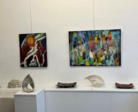 Galerie La Capitale exposition  Jacques Andriessens et Marie-Lise Chanin.  10 Avril au 6 Mai 2023.