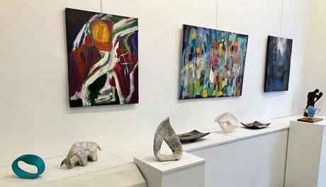 Galerie La Capitale exposition  Jacques Andriessens et Marie-Lise Chanin.  10 Avril au 6 Mai 2023.