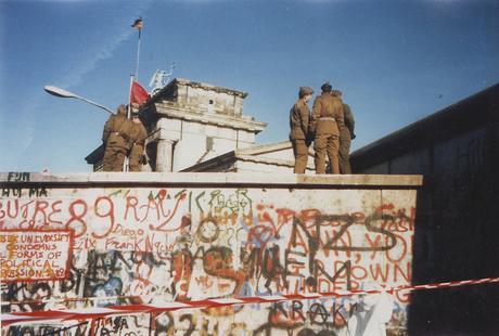 Le mur de Berlin, novembre 1989.