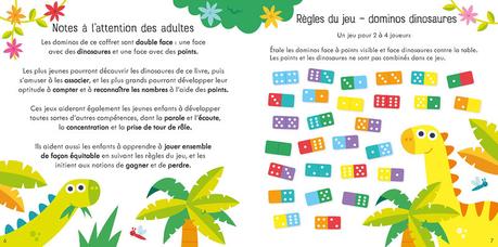Les dinosaures - Mon coffret livre et dominos 81JyrWdTcNL